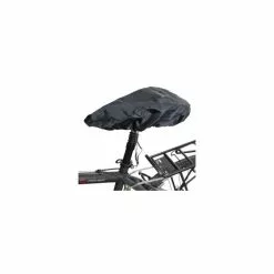 E. WIENER Bike Parts Sattel-Regenüberzug Schwarz