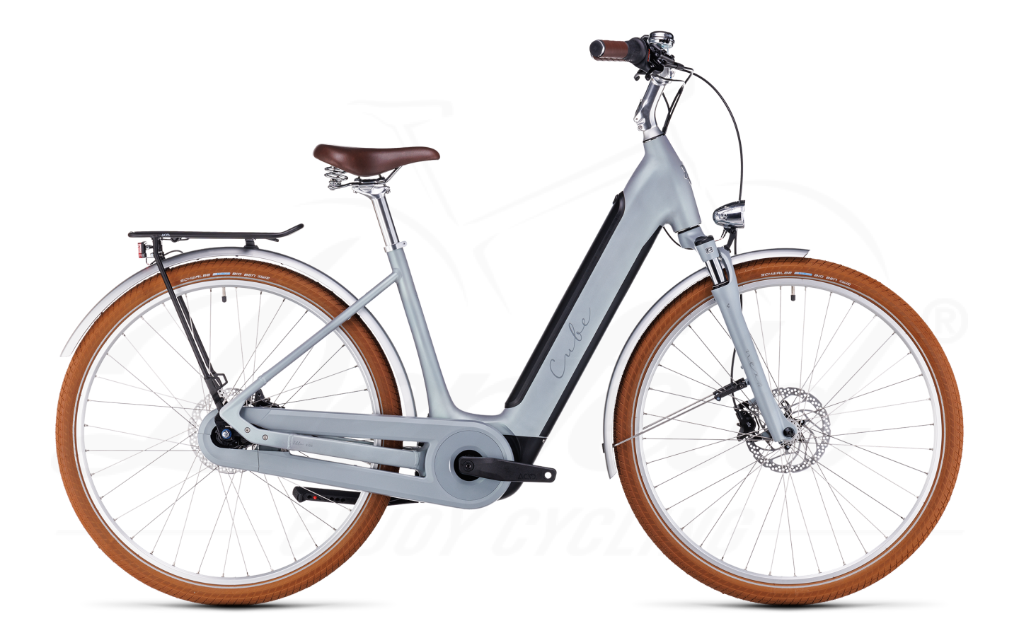 Cube Ella Cruise Hybrid 500 Metallicstone´n´grey Easy Entry 2023