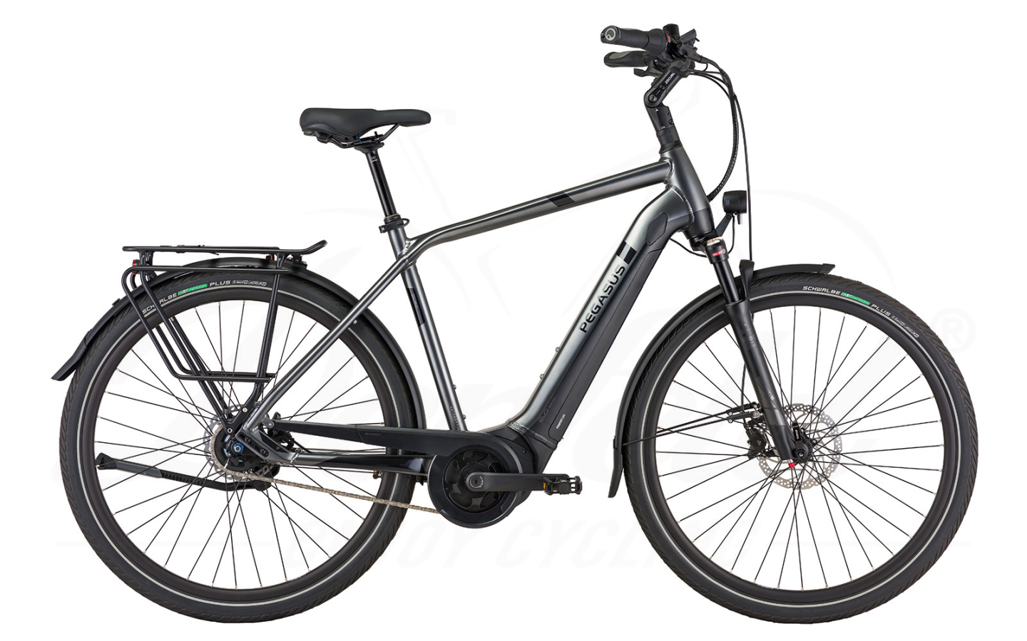 Pegasus Strong Evo 5R Diamant 625Wh Black Chrome Matt/black