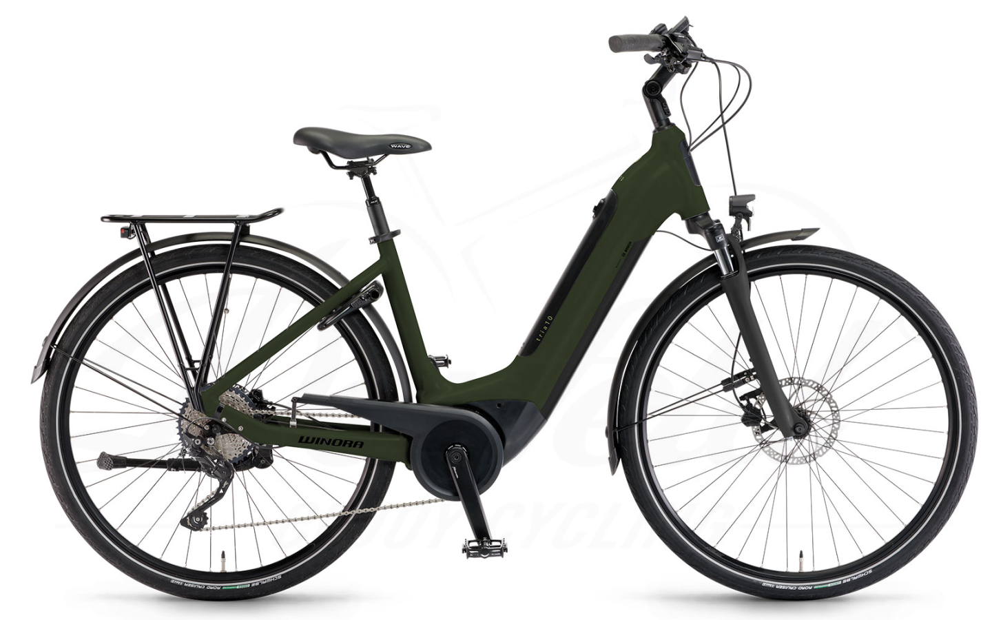 Winora Tria 10 Wave 500Wh Mossgreen Matt