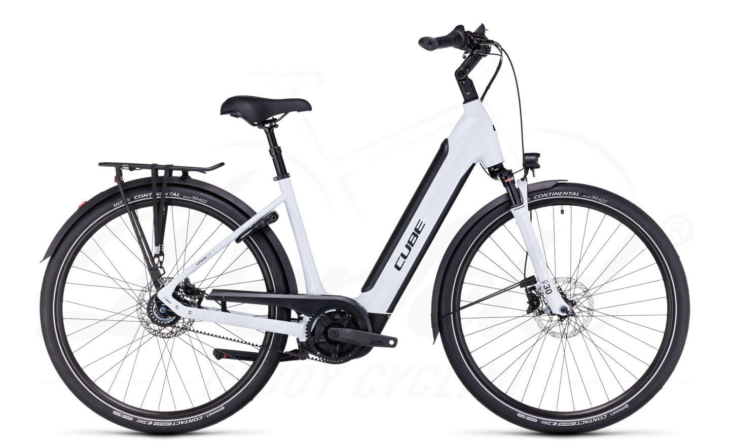 Cube Supreme Hybrid EXC 625 Flashwhite´n´black Easy Entry 2023