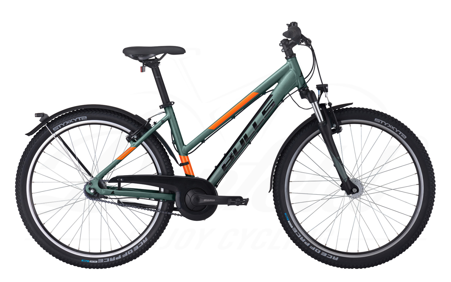 Bulls Sharptail Street 1 Trapez 7-Gang Emerald Green Mat