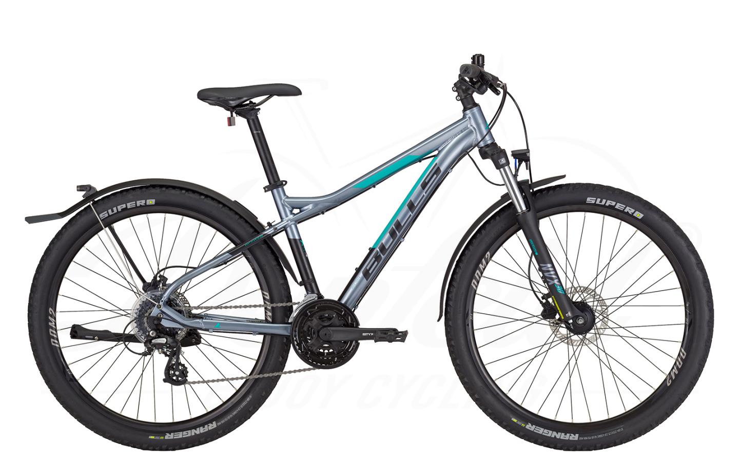 Bulls Sharptail Street 3 24K Dark Chrome Silver