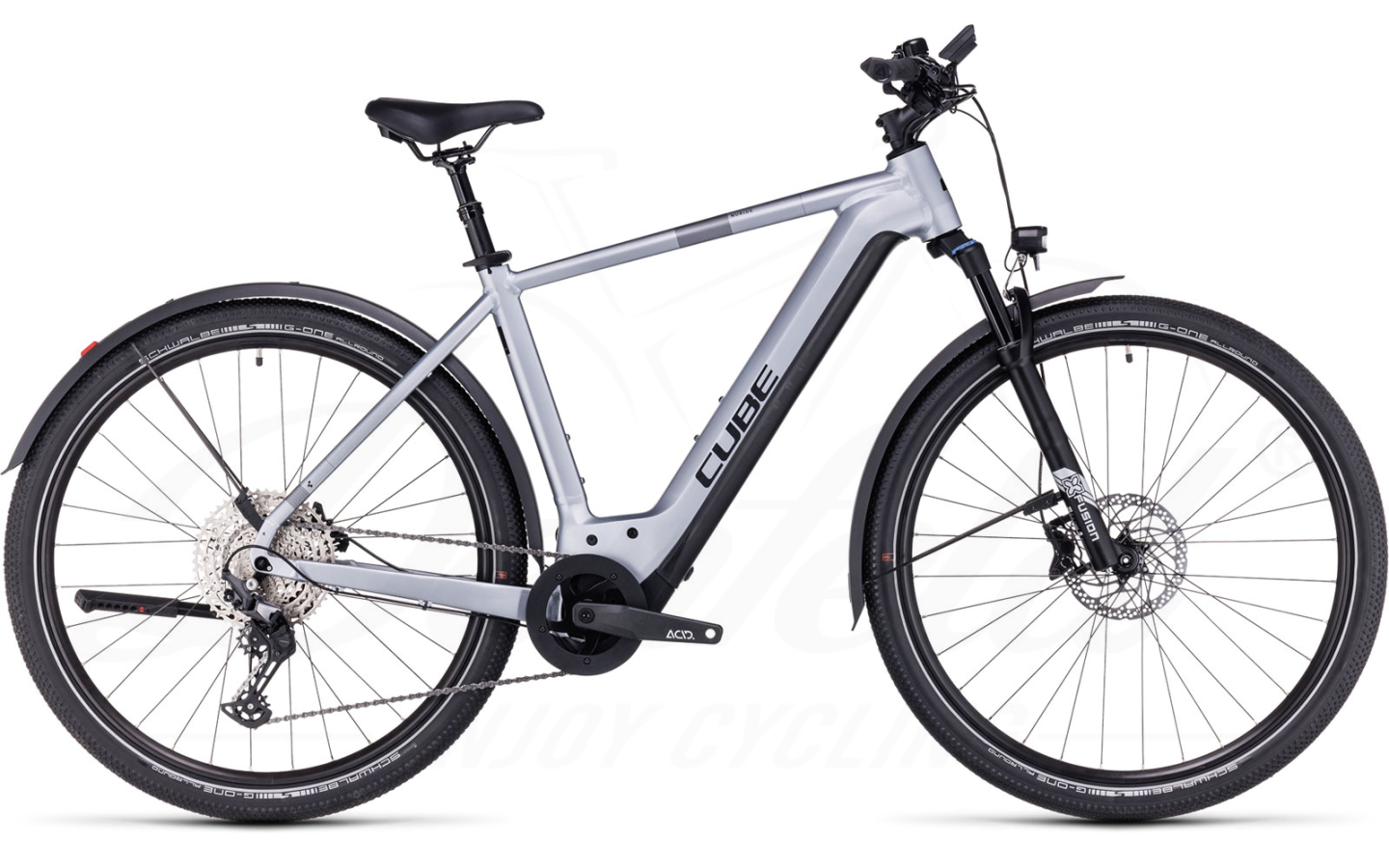 Cube Nuride Hybrid EXC 750 Allroad Polarsilver´n´black 2023